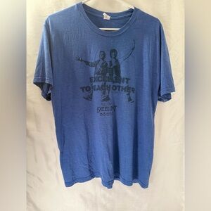 Vintage Bill and Ted's Excellent Adventure T Shirt L Keanu Reeves Alex Winter